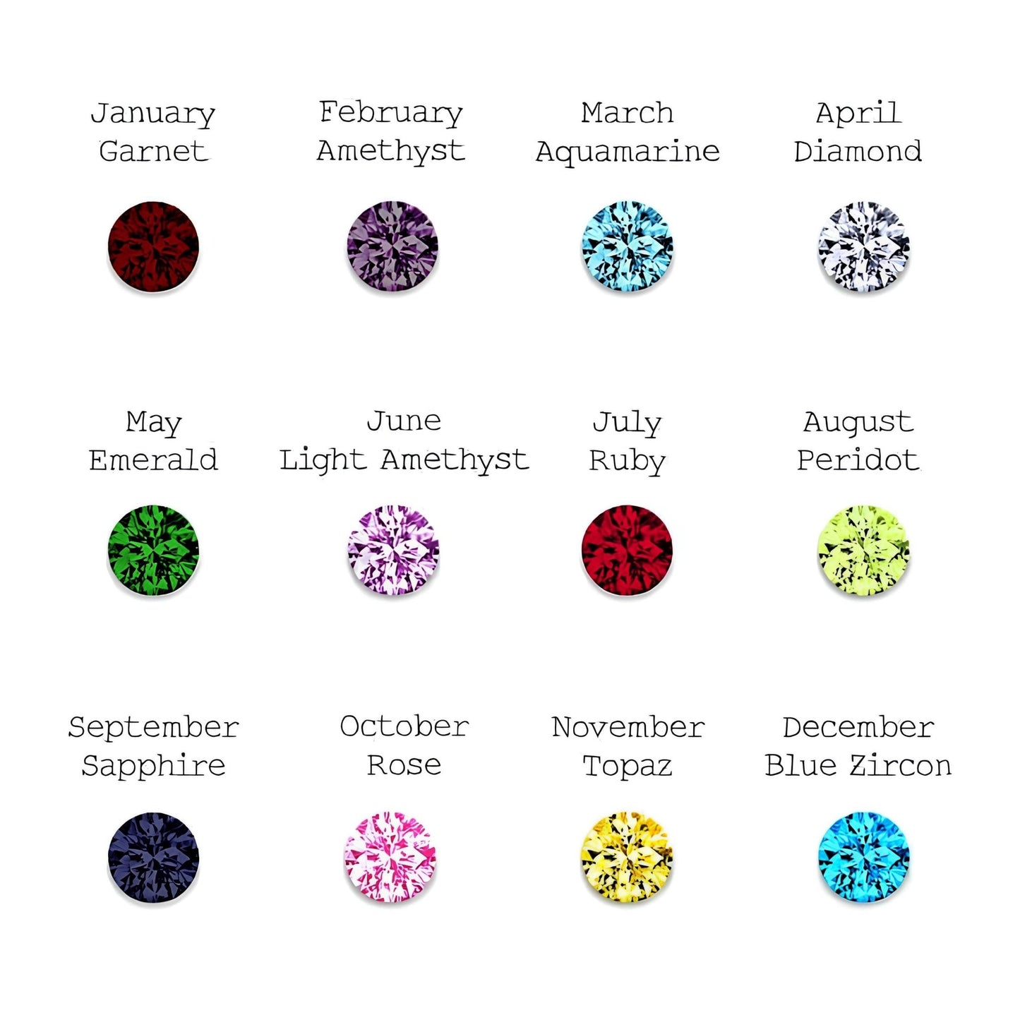 925 Ayar Gümüş Doğum Taşlı Elmas Form Yüzük Tutucu Kolye: Altın Kaplama Yüzük Taşıyıcı - Lisen Aksesuar