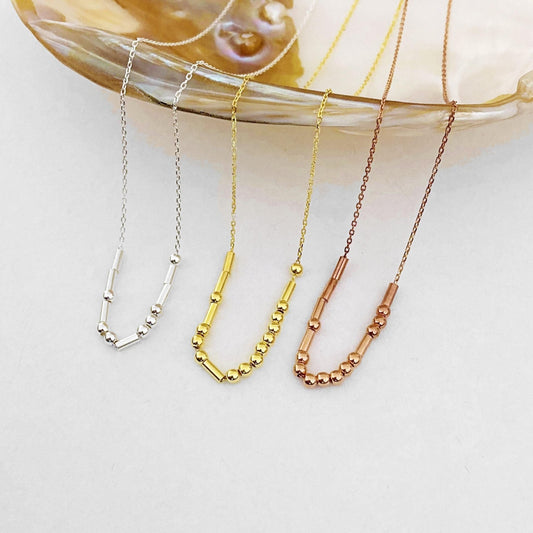 925 Ayar Gümüş Kişiye Özel Mors Kodlu Kolye: Altın Kaplama Özel İsim Tasarımı - Lisen Aksesuar