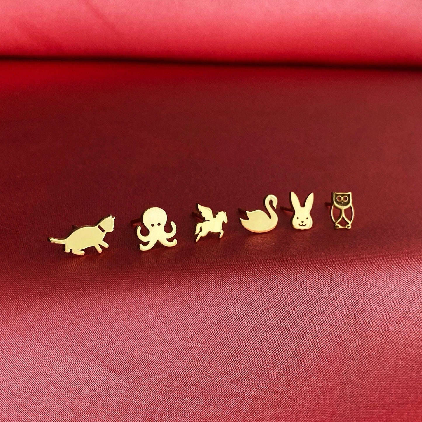 14 Ayar Altın Kaplama Kedi Kolye: 925 Ayar Gümüş Minimal Evcil Hayvan Kolyesi - Lisen Aksesuar