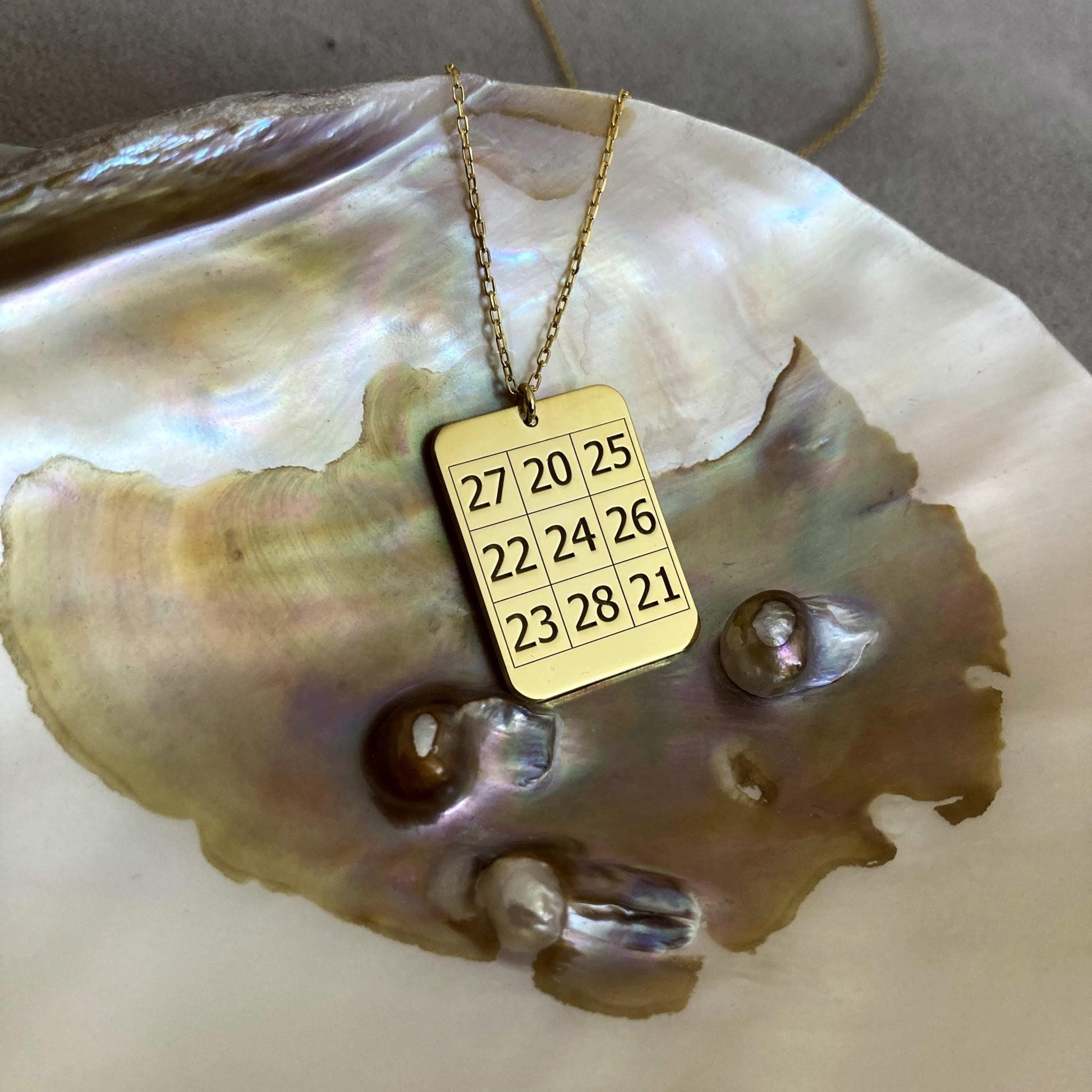 14 Ayar Altın Kaplama Kubera Yantra Kolye: 925 Ayar Gümüş Zenginlik, Bereket ve Refah Sembolü - Lisen Aksesuar