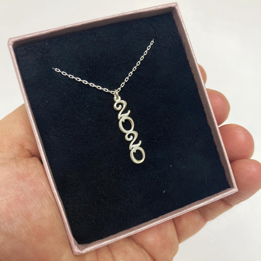 Kişiye Özel Melek Numarası Kolyesi: 925 Ayar Gümüş ve Altın Kaplama - Lisen Aksesuar