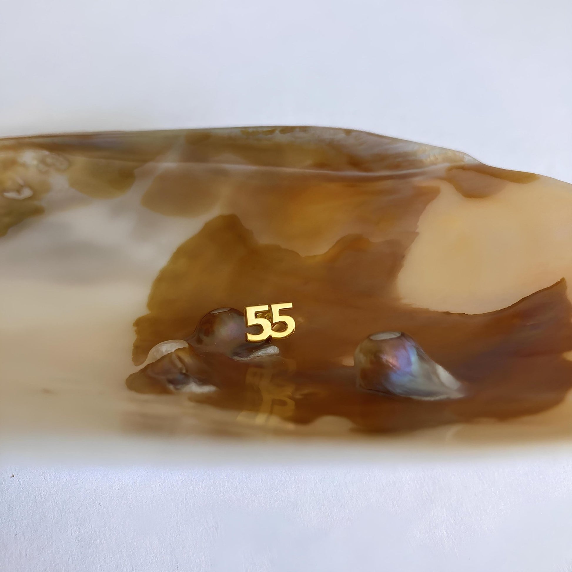 Kişiye Özel Sayı Küpe: 14 Ayar Altın Kaplama Stud Küpe - Lisen Aksesuar